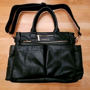 Honest Company vegan leather diaper bag